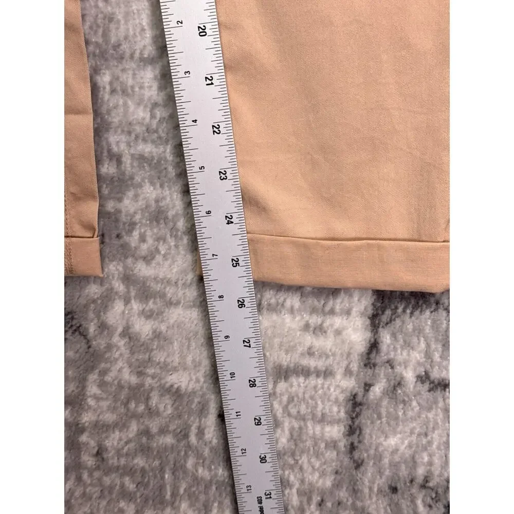 New J Crew Pants 24 Womens Patch Pocket Slim Boyfriend Chino Beige